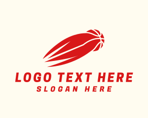 Sports Equipment - Red Fiery Basketball logo design