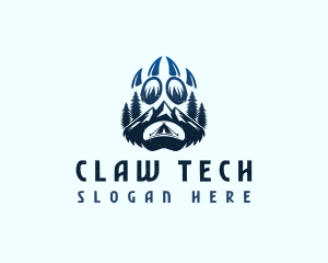 Wilderness Bear Claw logo design