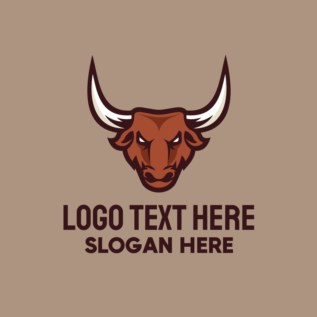 Bull Mascot Logo | BrandCrowd Logo Maker