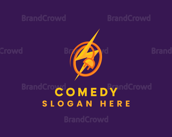 Lightning Bolt Plug Logo