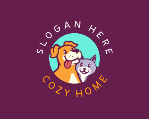 Dog Cat Pet logo design