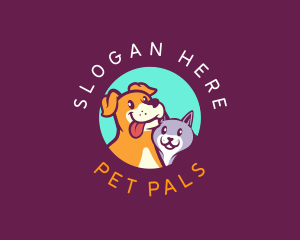 Dog Cat Pet logo design