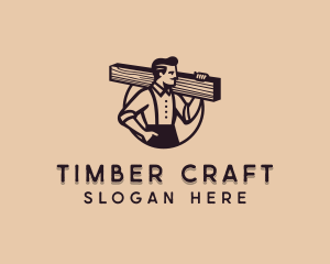 Wood - Lumberjack Wood Handyman logo design