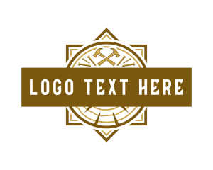 Lumber - Hammer Lumber Tools logo design