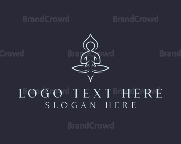 Yoga Wellness Meditation Logo