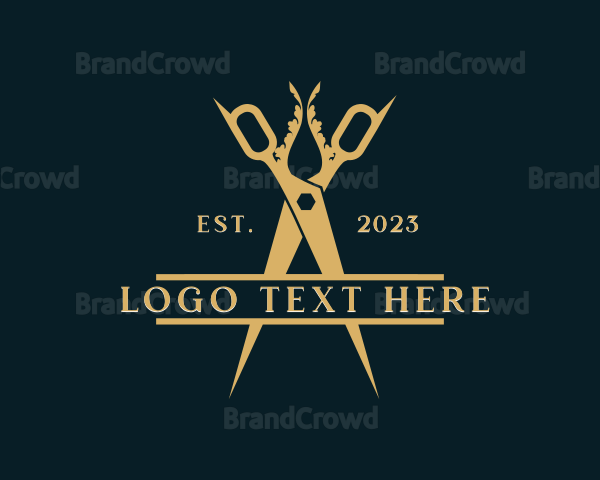 Luxury Scissors Boutique Logo