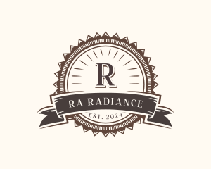 Retro Award Ribbon logo design