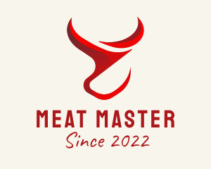 Red Meat Steakhouse  logo design