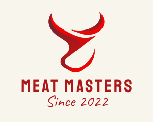 Red Meat Steakhouse  logo design