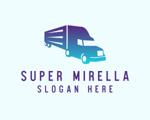 Delivery Truck Logistics Logo