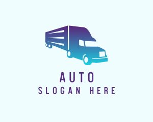 Delivery Truck Logistics Logo