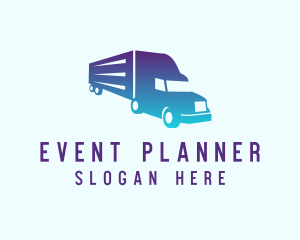 Delivery Truck Logistics Logo