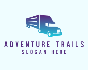 Delivery Truck Logistics logo design