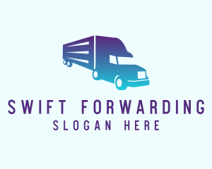 Delivery Truck Logistics logo design