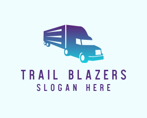 Delivery Truck Logistics logo design