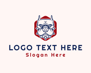 Pitbull Dog Kennel logo design