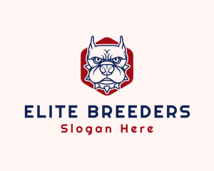 Pitbull Dog Kennel logo design