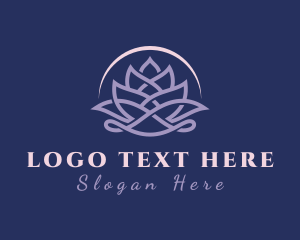 Therapeutic - Lotus Yoga Wellness logo design