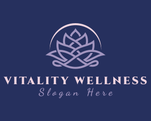 Lotus Yoga Wellness logo design