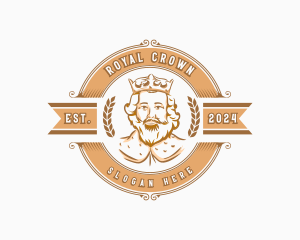 Vintage King Monarch logo design