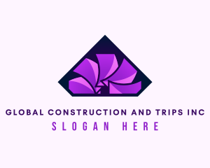 Consulting - Flipping Paper Cards logo design