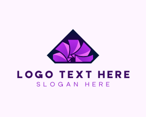 Pages - Flipping Paper Cards logo design