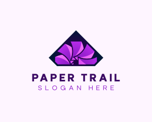 Flipping Paper Cards logo design