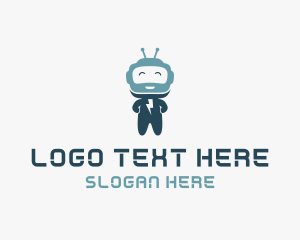 Toddler - Robot Educational Toy logo design