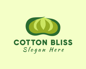 Cotton - Green Cotton Plant logo design