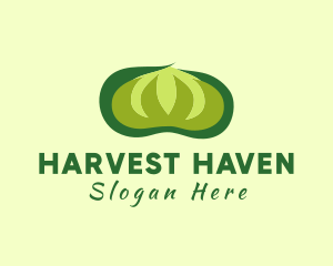 Green Cotton Plant logo design