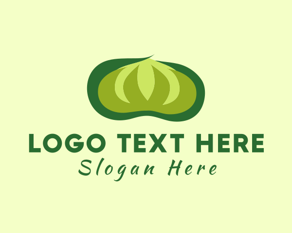 Cotton - Green Cotton Plant logo design