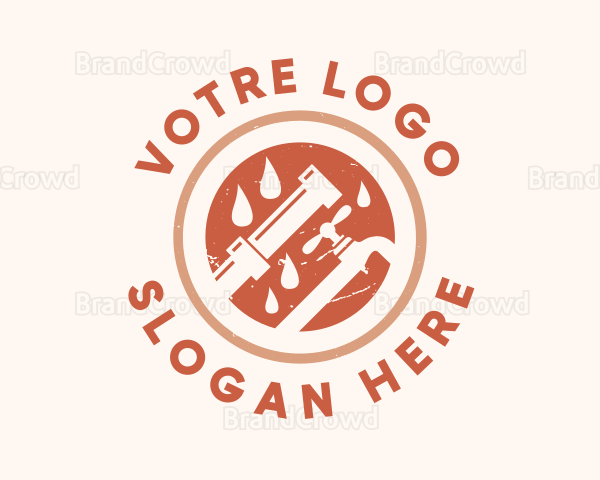 Faucet Plumbing Pipe Logo