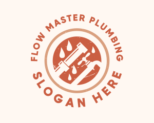 Plumbing - Faucet Plumbing Pipe logo design