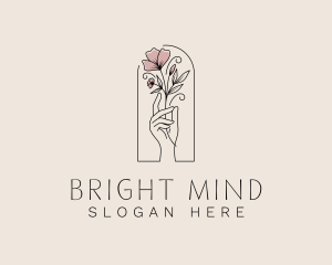 Aesthetic Natural Flower Logo