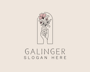 Aesthetic Natural Flower Logo