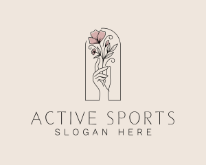 Skin Care - Aesthetic Natural Flower logo design