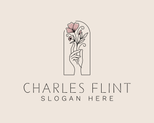 Floral - Aesthetic Natural Flower logo design