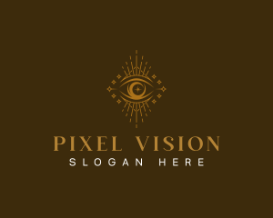 Stylish Eye Psychic logo design