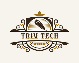 Trimmer - Trimmer Grooming Barbershop logo design