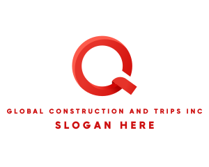 Modern Business Letter Q Logo