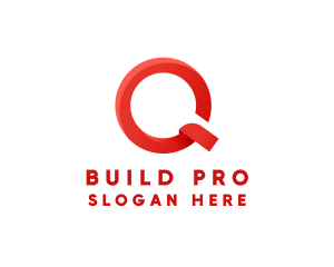 Application - Modern Business Letter Q logo design
