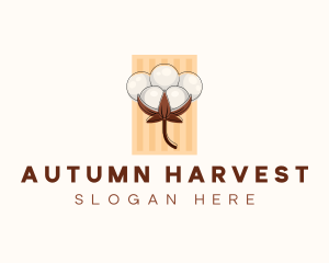 Cotton Flower Plant logo design