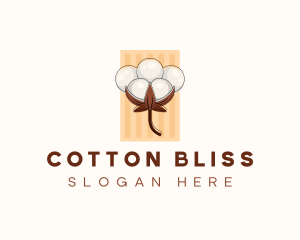 Cotton - Cotton Flower Plant logo design