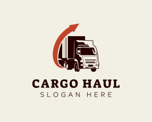 Arrow Freight Truck logo design