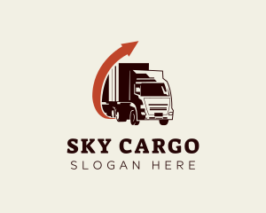 Arrow Freight Truck logo design