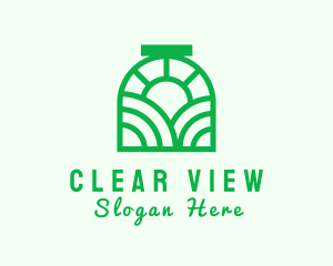 Organic Farm Window logo design