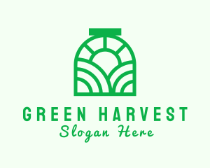 Cultivation - Organic Farm Window logo design