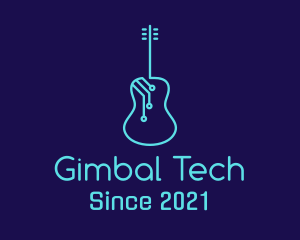 Guitar Circuit Tech logo design