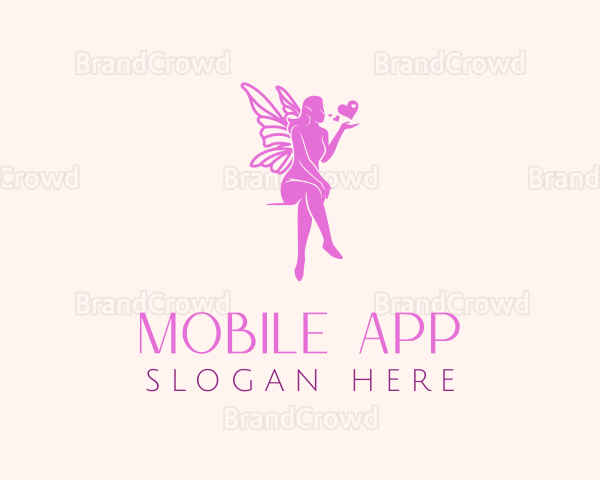 Pink Fairy Heart Logo