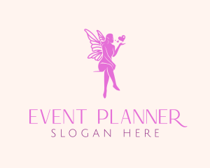 Makeup - Pink Fairy Heart logo design